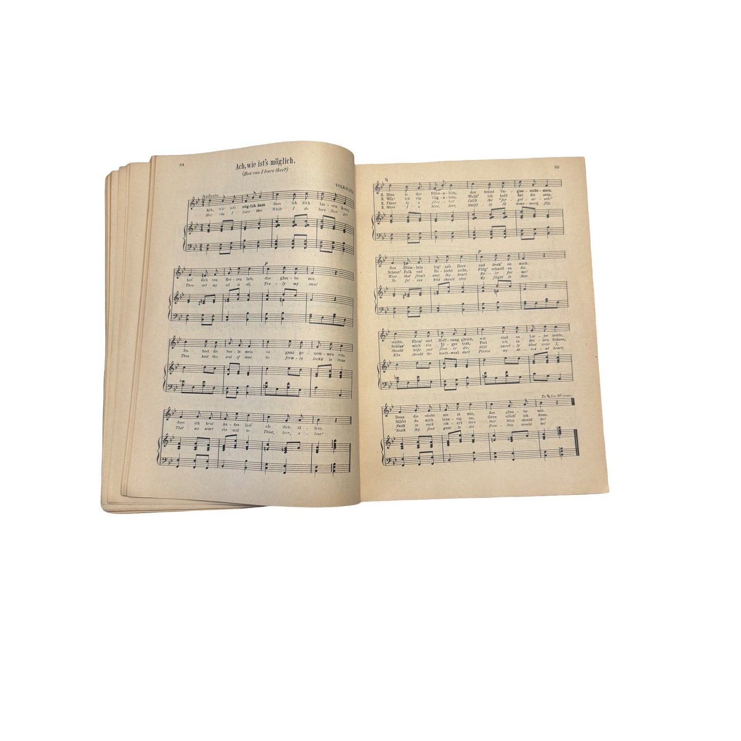 Antique Famous Songs Alto Vocal Sheet Music Collection H E Krehbiel John Church