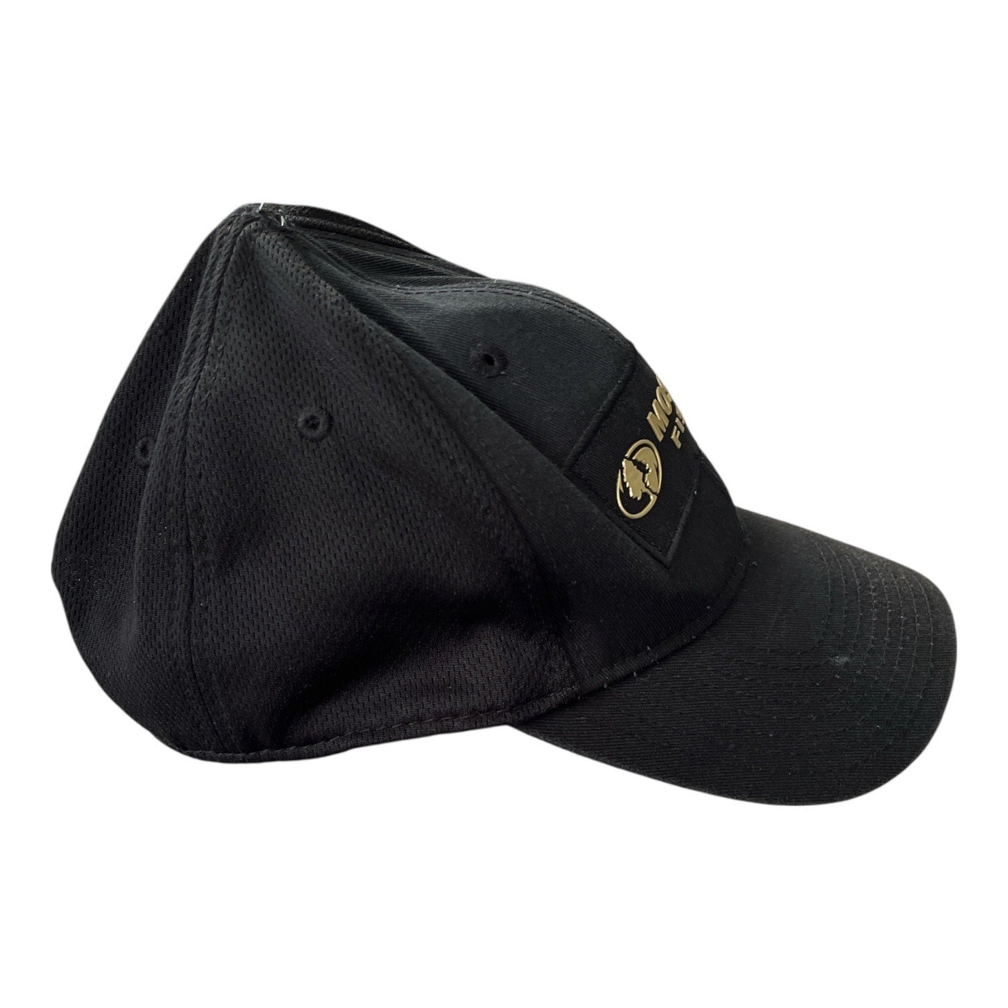 Mossy Oak Fishing Black Adjustable Snapback Hat with Raised Silicone Logo – Read