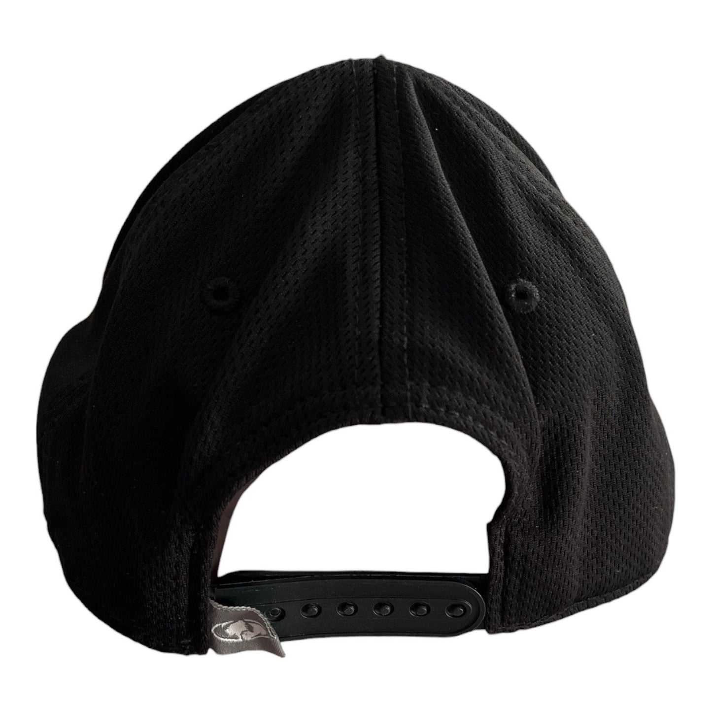 Mossy Oak Fishing Black Adjustable Snapback Hat with Raised Silicone Logo – Read