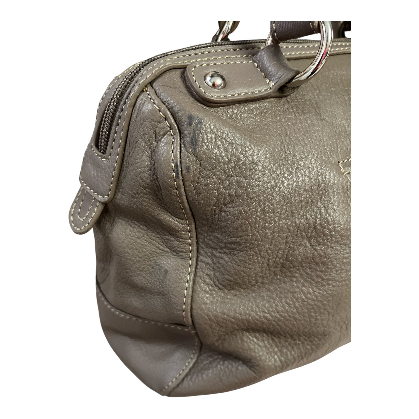 The Sak Leather Satchel – Portobello Taupe – Double Strap Handbag