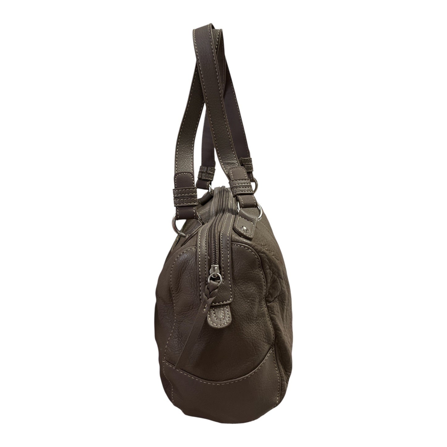 The Sak Leather Satchel – Portobello Taupe – Double Strap Handbag