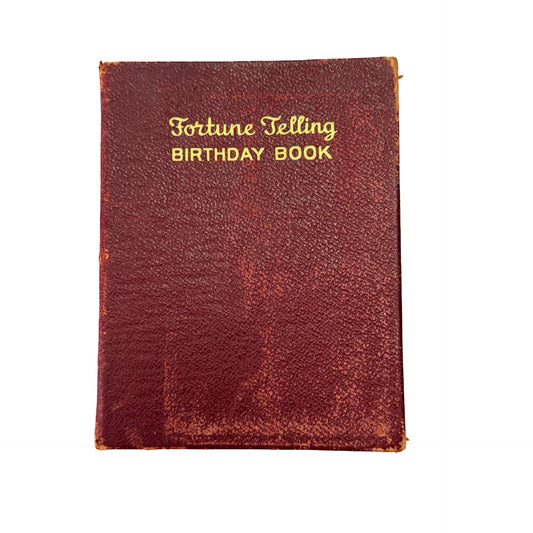 Vintage 1938 Fortune Telling Birthday Book Samuel Ward Boston Astrology Zodiac