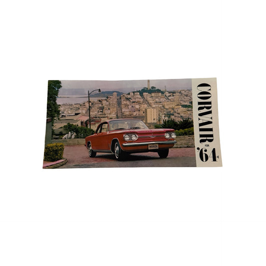 1964 Chevrolet Corvair Sales Brochure Original GM Dealer Catalog Monza Spyder