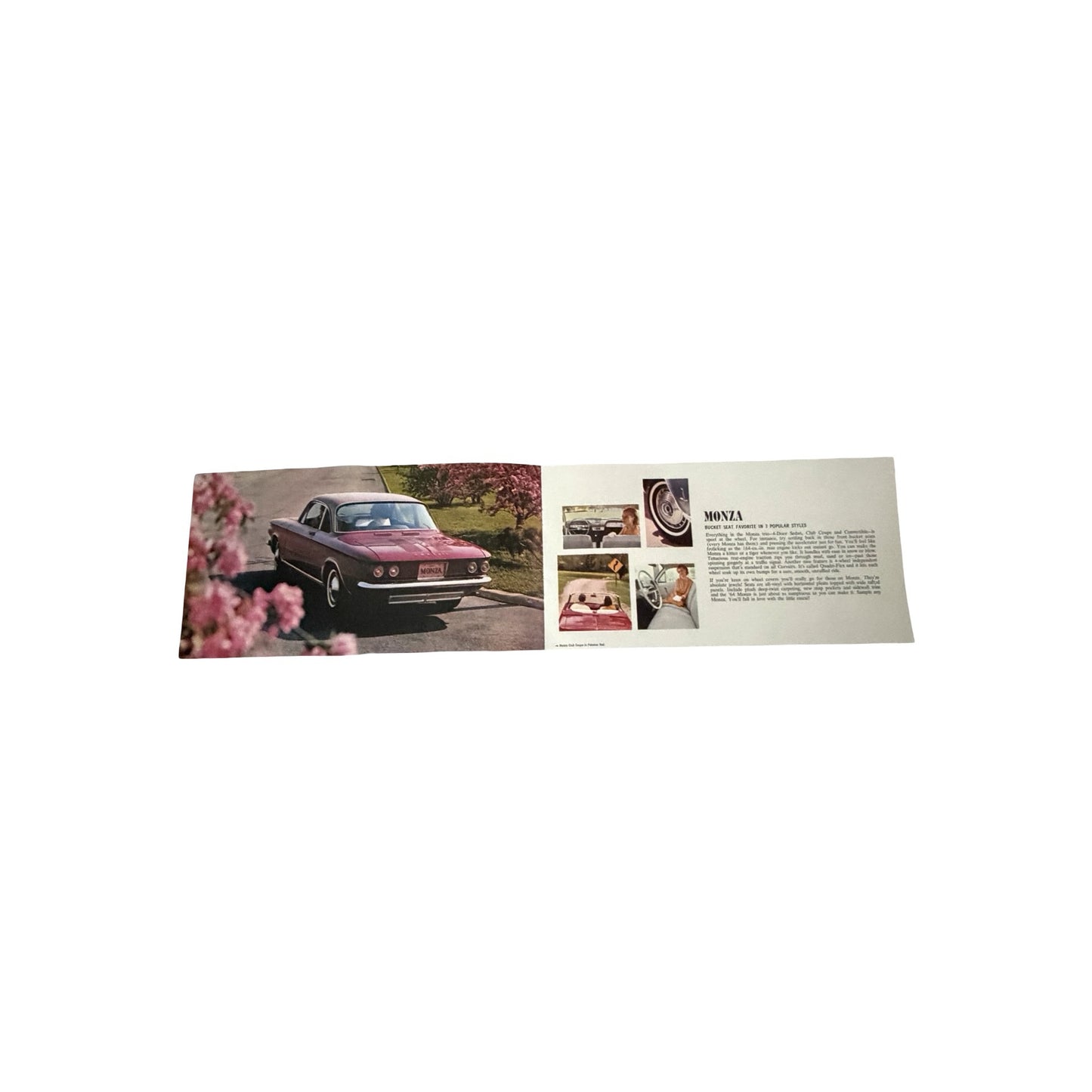 1964 Chevrolet Corvair Sales Brochure Original GM Dealer Catalog Monza Spyder