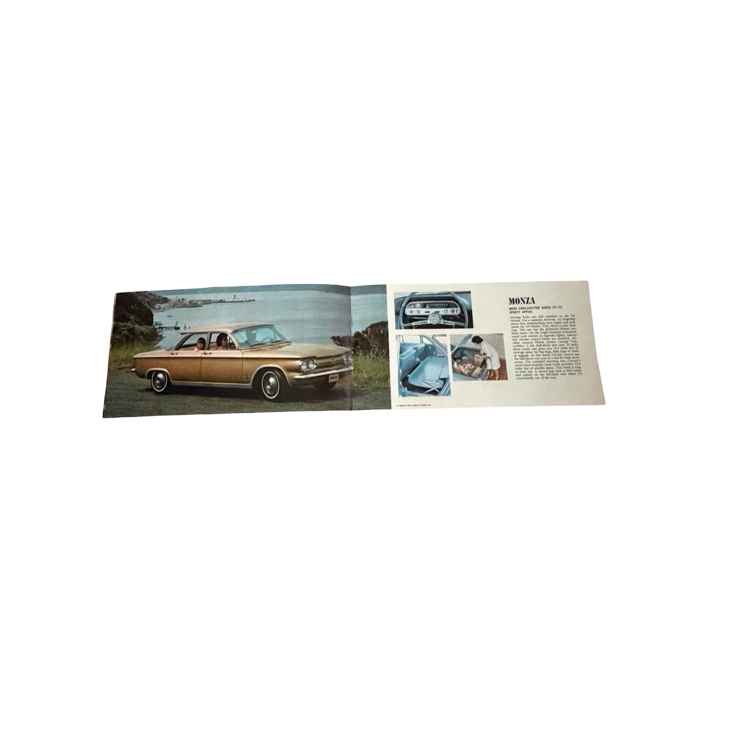 1964 Chevrolet Corvair Sales Brochure Original GM Dealer Catalog Monza Spyder