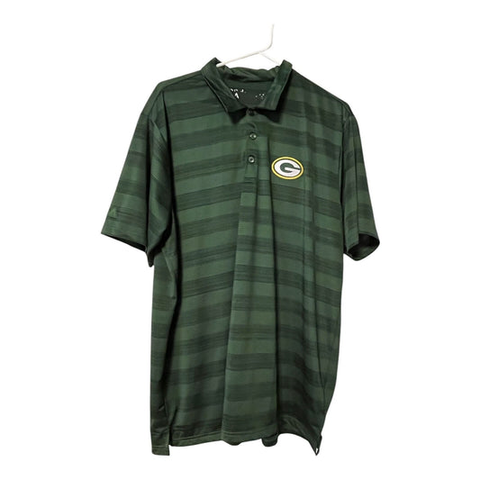 Green Bay Packers Antigua Men’s Polo Shirt – Size XL – Green – NFL Team Logo – VGUC