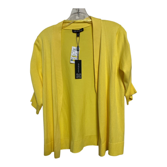 Cable & Gauge Yellow Open Front Cardigan – Women’s XL – NWT – Stein Mart Exclusive