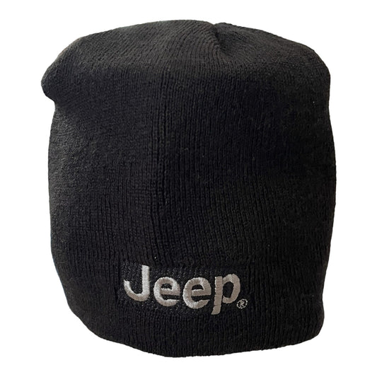 Jeep Knit Beanie Hat Black | One Size | Made in USA | 100% Acrylic CapAmerica TKN28