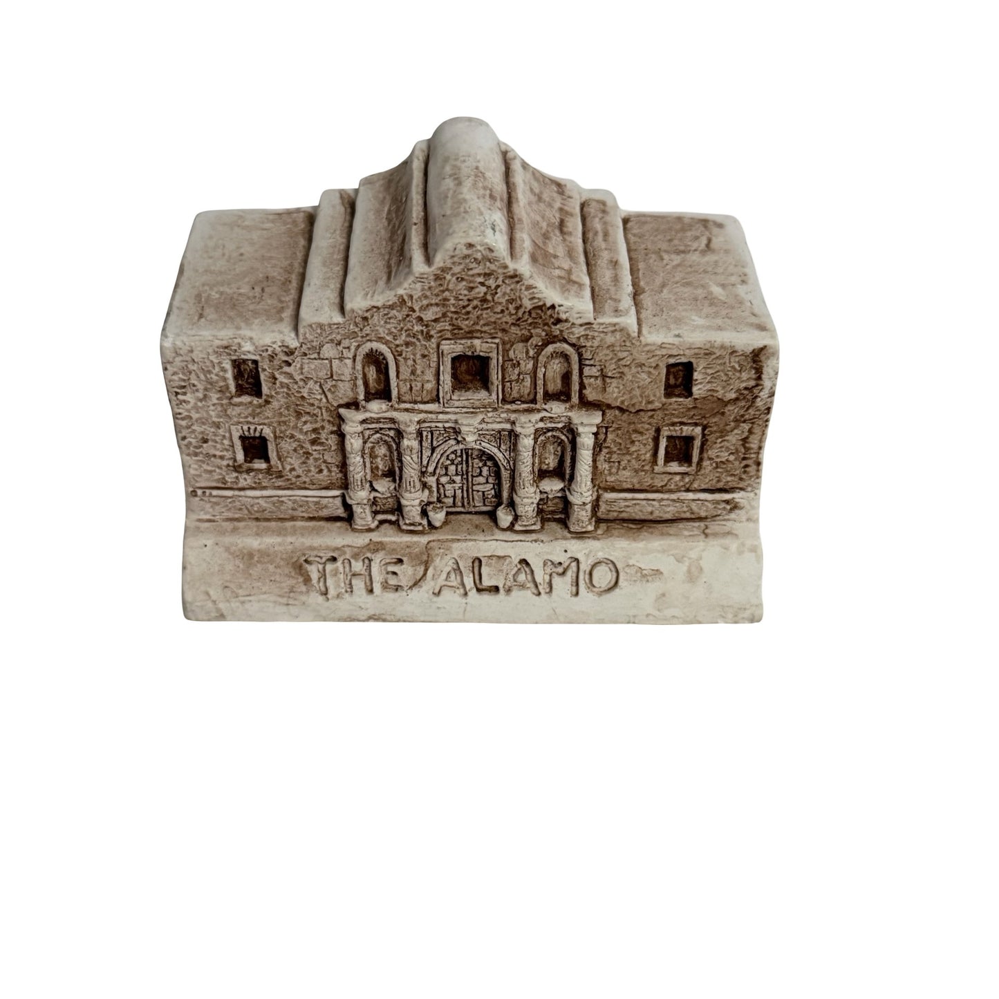 Vintage 1993 J.L. DeMoss The Alamo Sculpture Paperweight Signed San Antonio Texas
