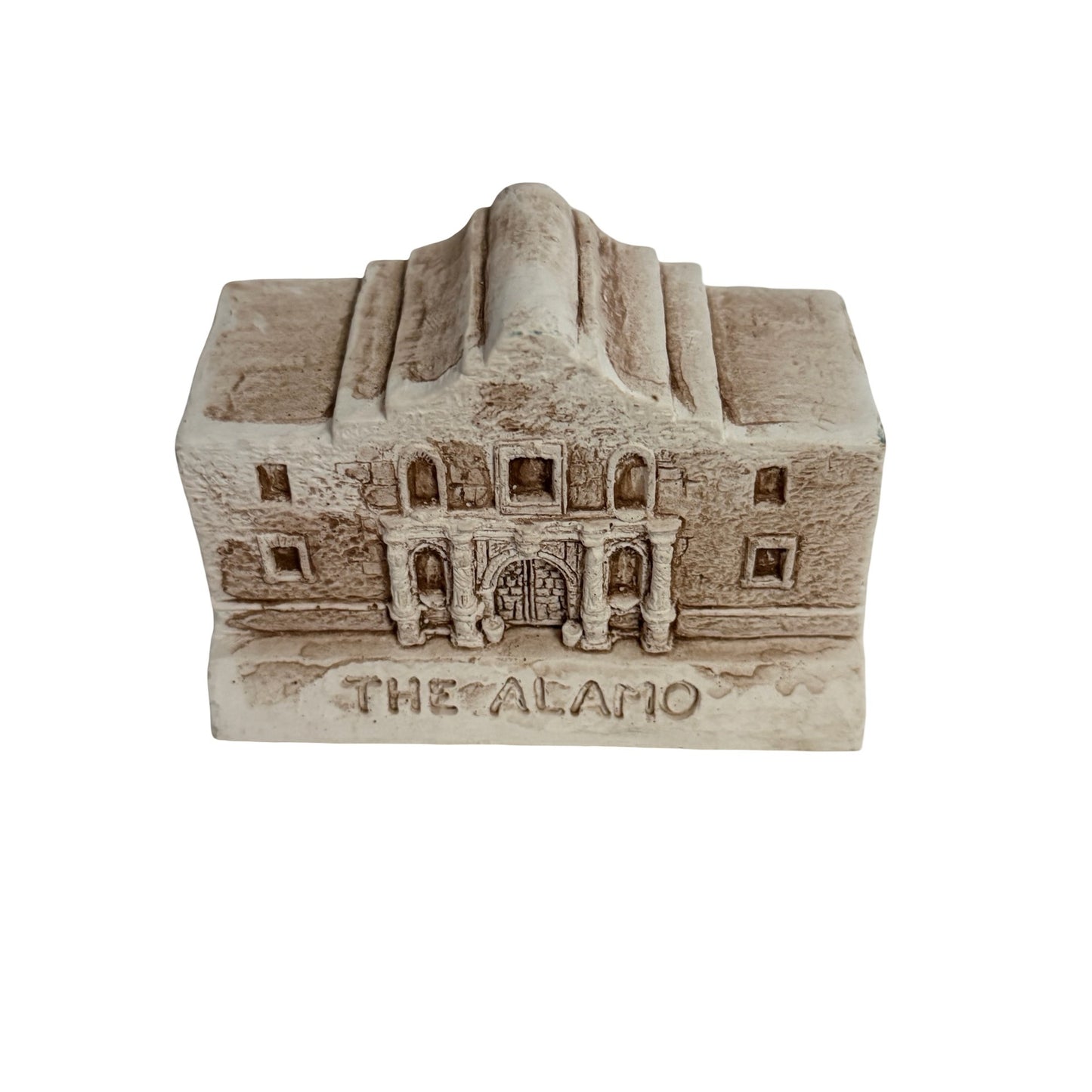 Vintage 1993 J.L. DeMoss The Alamo Sculpture Paperweight Signed San Antonio Texas