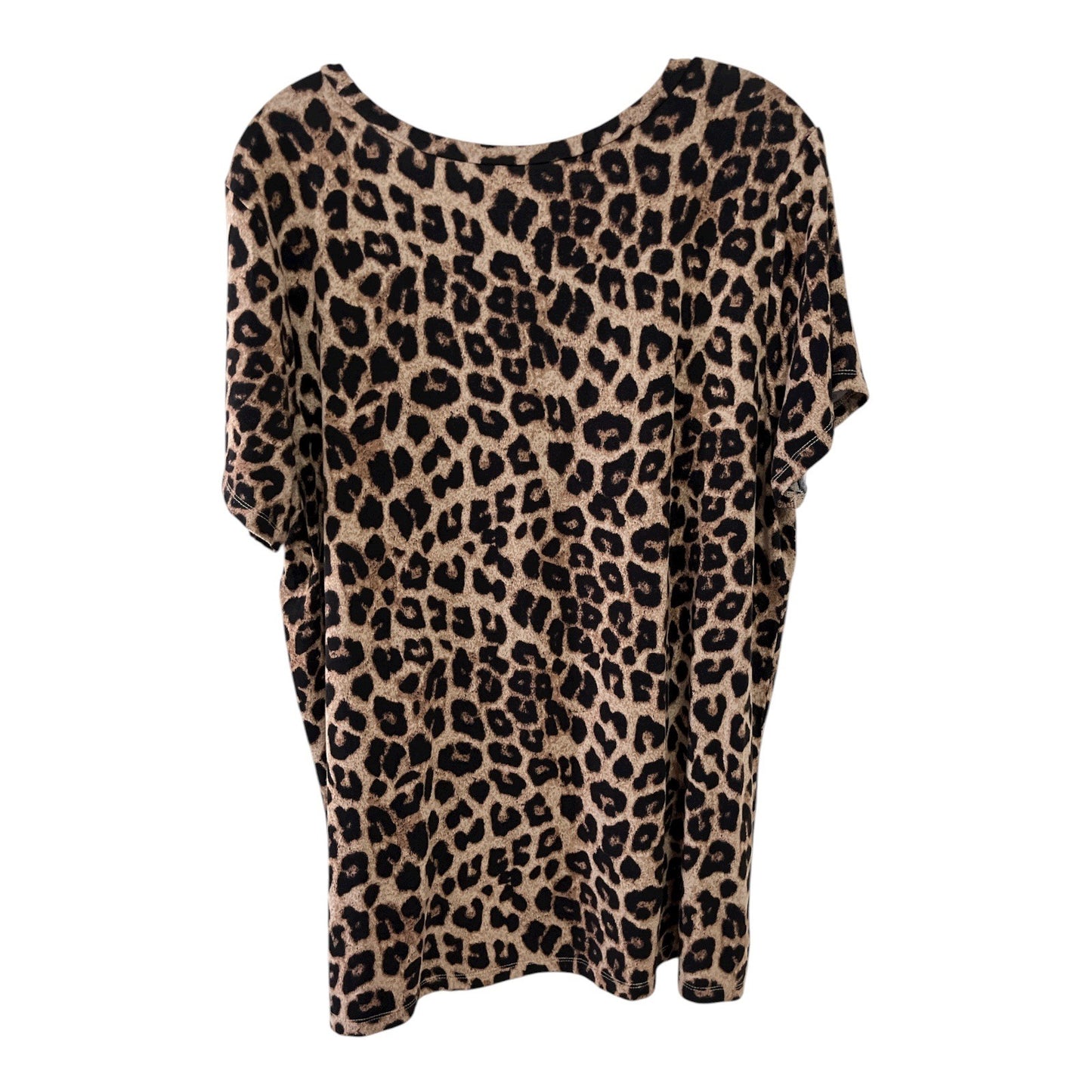 Torrid Super Soft Leopard Print Knit Top – Plus Size 2 (2X)