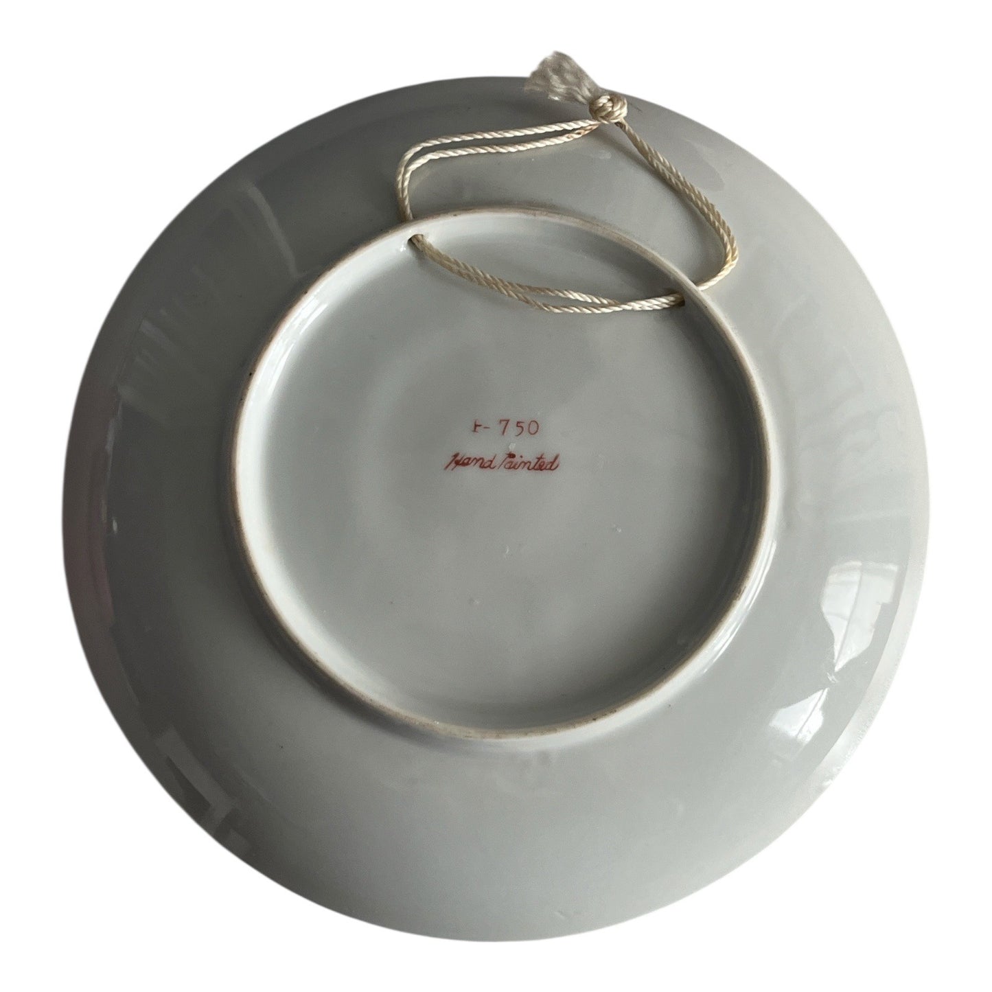 VTG Hand Painted Porcelain Decorative Plate Pineapple Strawberry Motif 8”