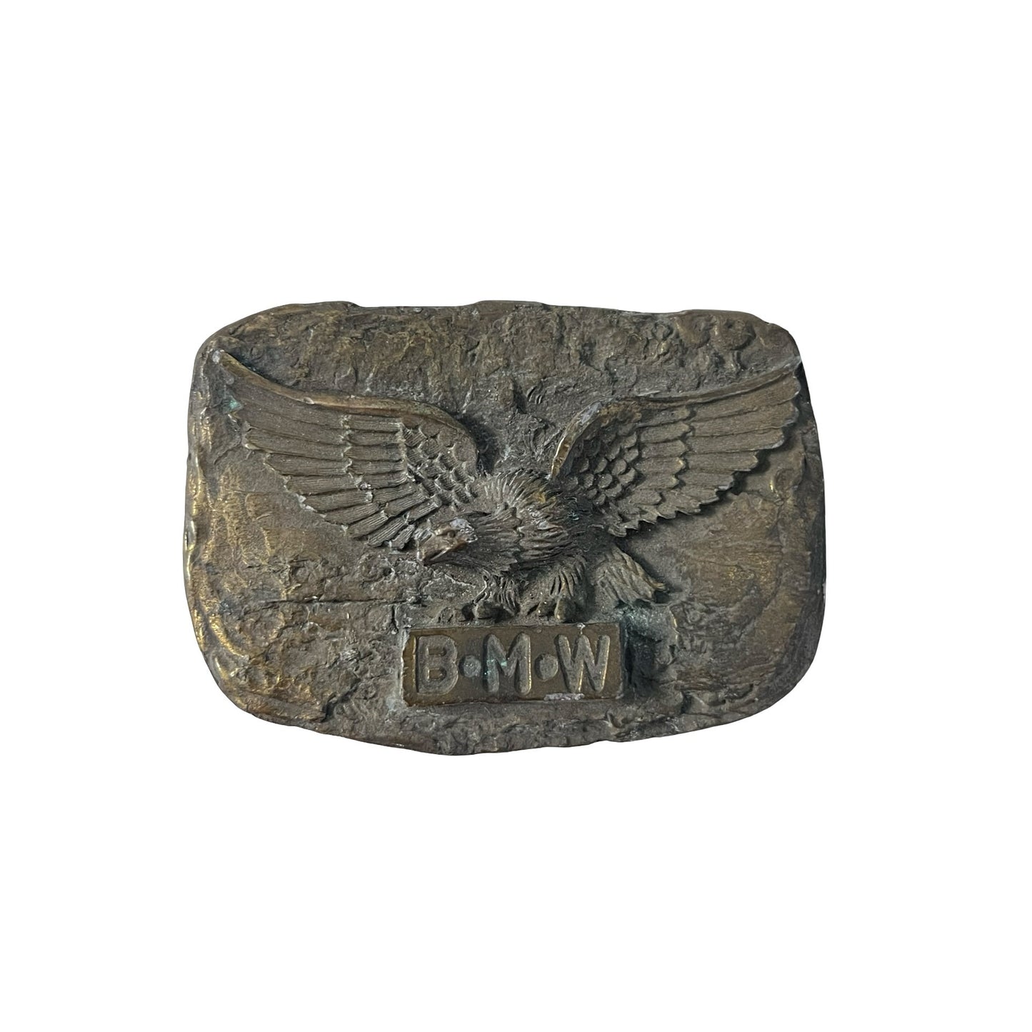 Vintage Tiffany Studios New York Belt Buckle Eagle Bronze Tone Art Nouveau