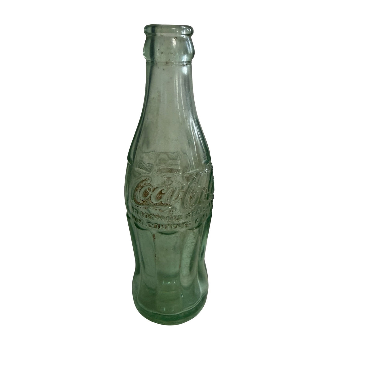 Vintage 1938-1951 Coca-Cola Bottle Elyria Ohio D-105529 Green Glass 6 oz
