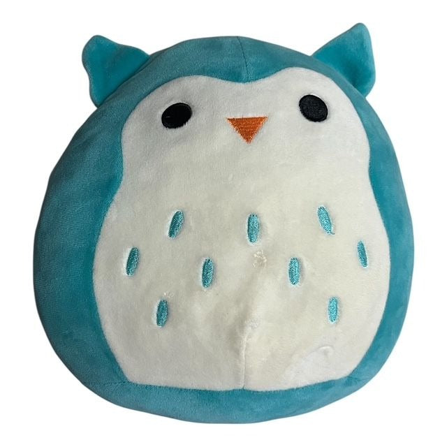 Lot of 3 Squishmallows - Winston The Owl, Kayla the Koala Mermaid, Woxie the Bigfoot Plush