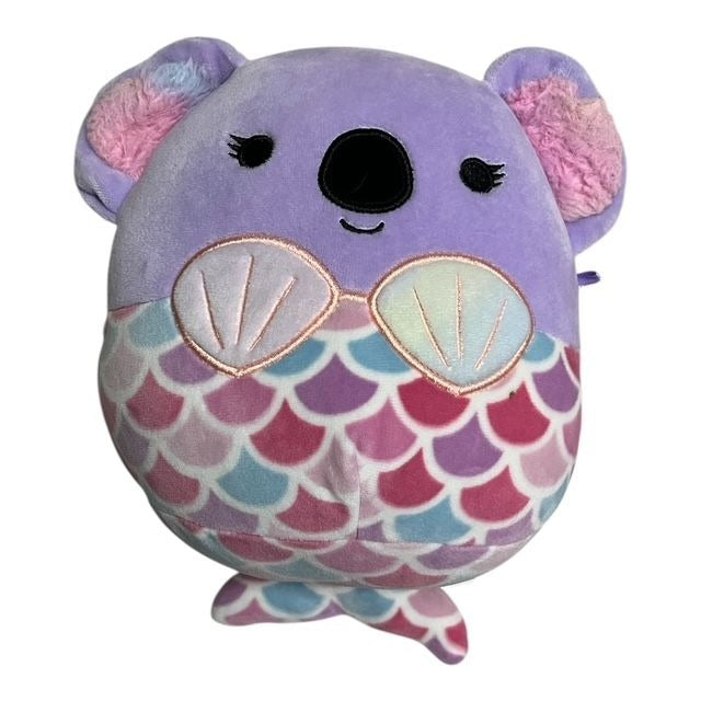 Lot of 3 Squishmallows - Winston The Owl, Kayla the Koala Mermaid, Woxie the Bigfoot Plush