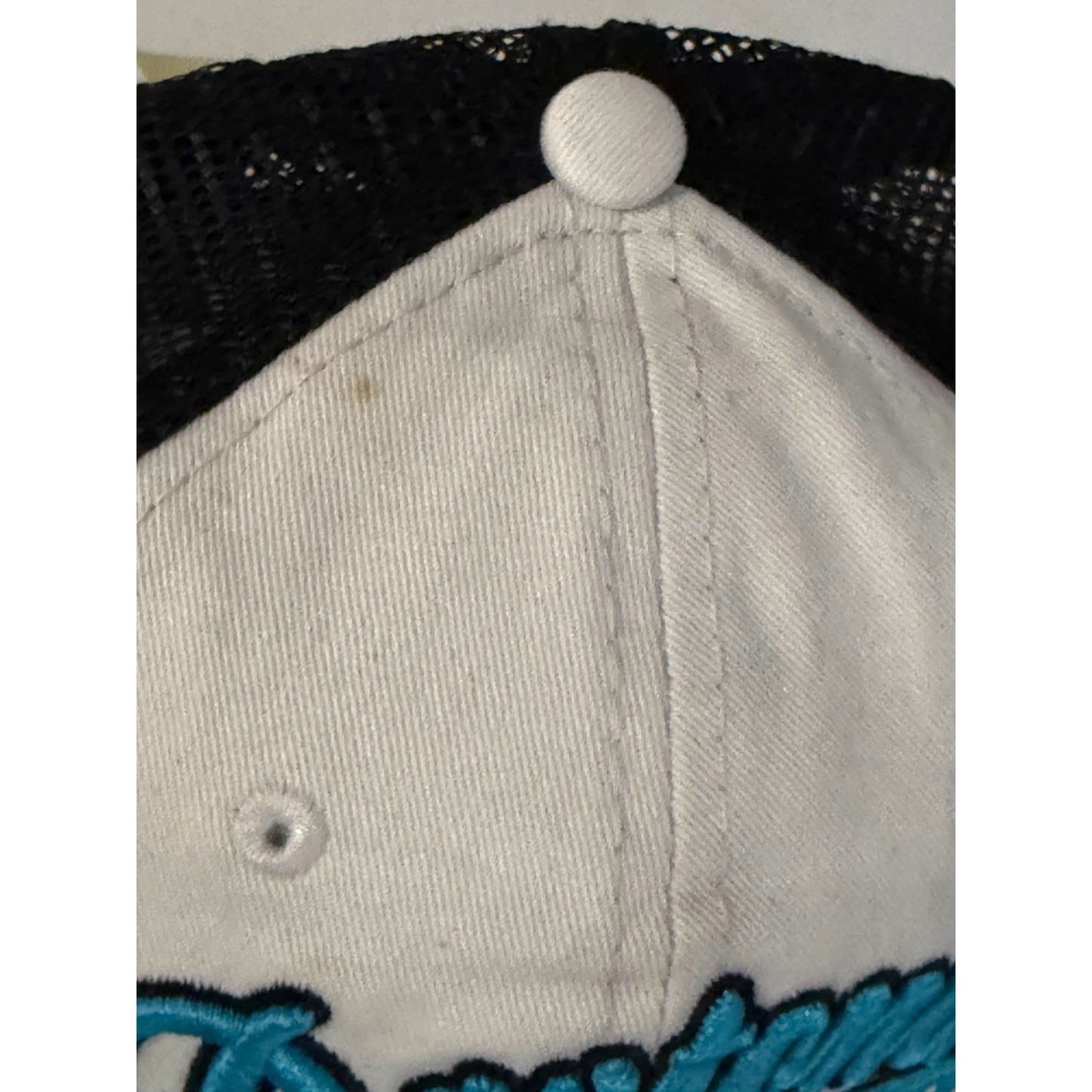 NWT Daytona Beach The Game Snapback Trucker Hat White Black Mesh Adjustable Cap