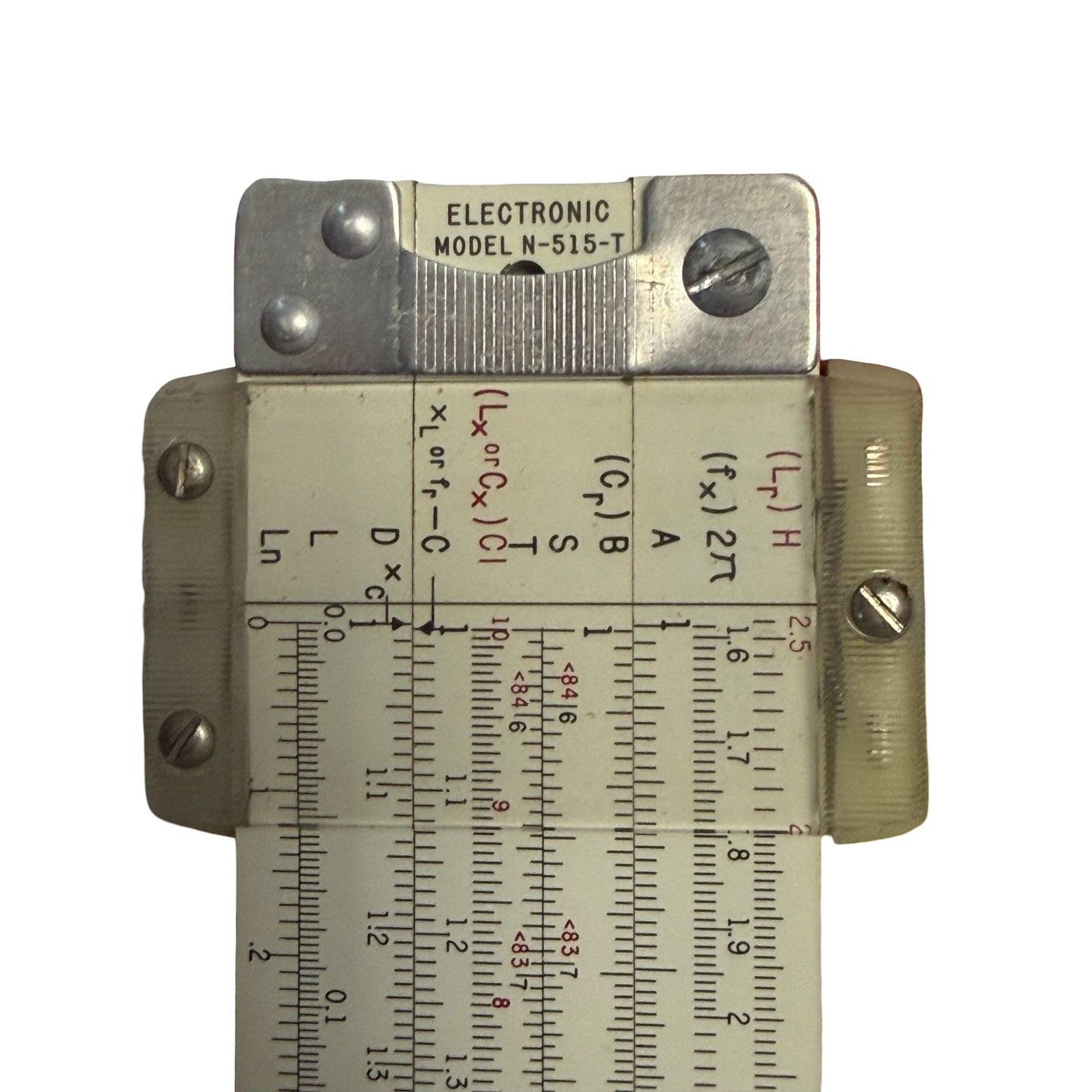 Vintage Electronic Slide Rule Model N-515-T With Leather Carrying Case Engineering