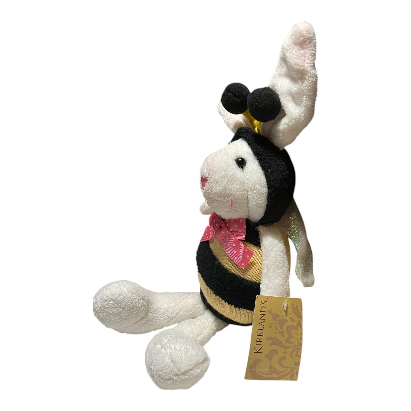 Costco Exclusive Kirkland’s Bee Bunny Plush – 17" Poseable Ears – NWT – 2000s Collectible