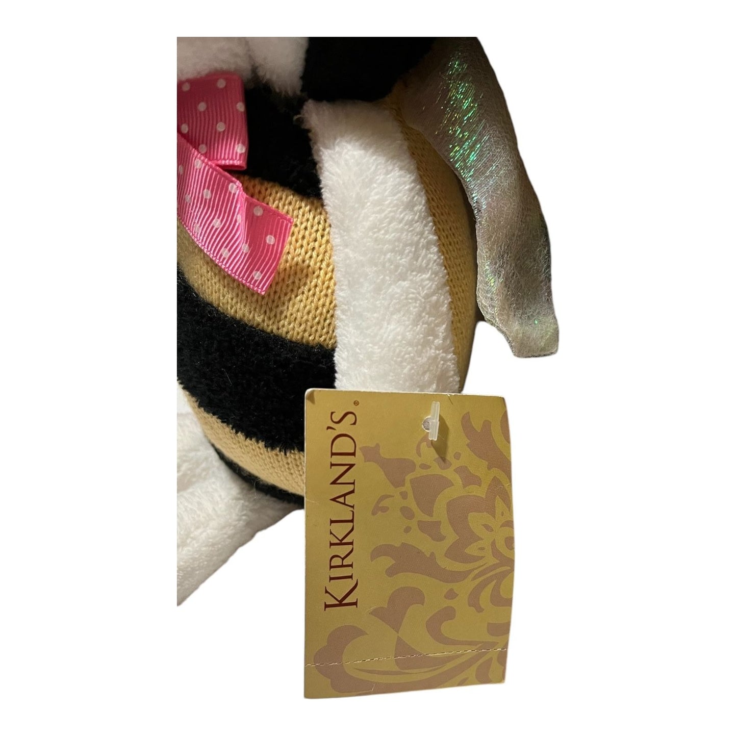 Costco Exclusive Kirkland’s Bee Bunny Plush – 17" Poseable Ears – NWT – 2000s Collectible