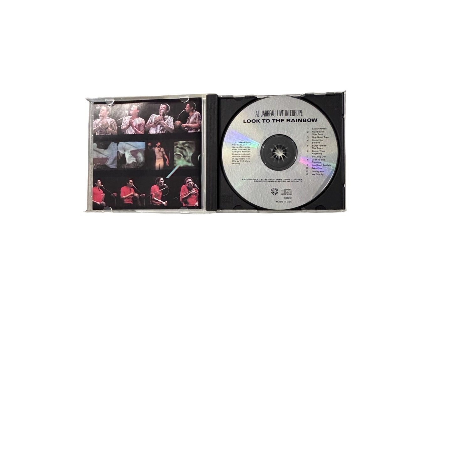 Al Jarreau Look to the Rainbow Live in Europe CD Warner Bros 27316-2 Jazz Vocal