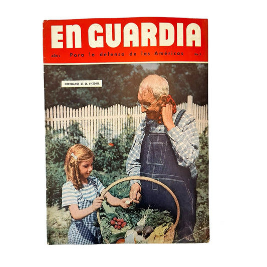 En Guardia Spanish Magazine WWII Era Propaganda Año 4 No 2 Vintage