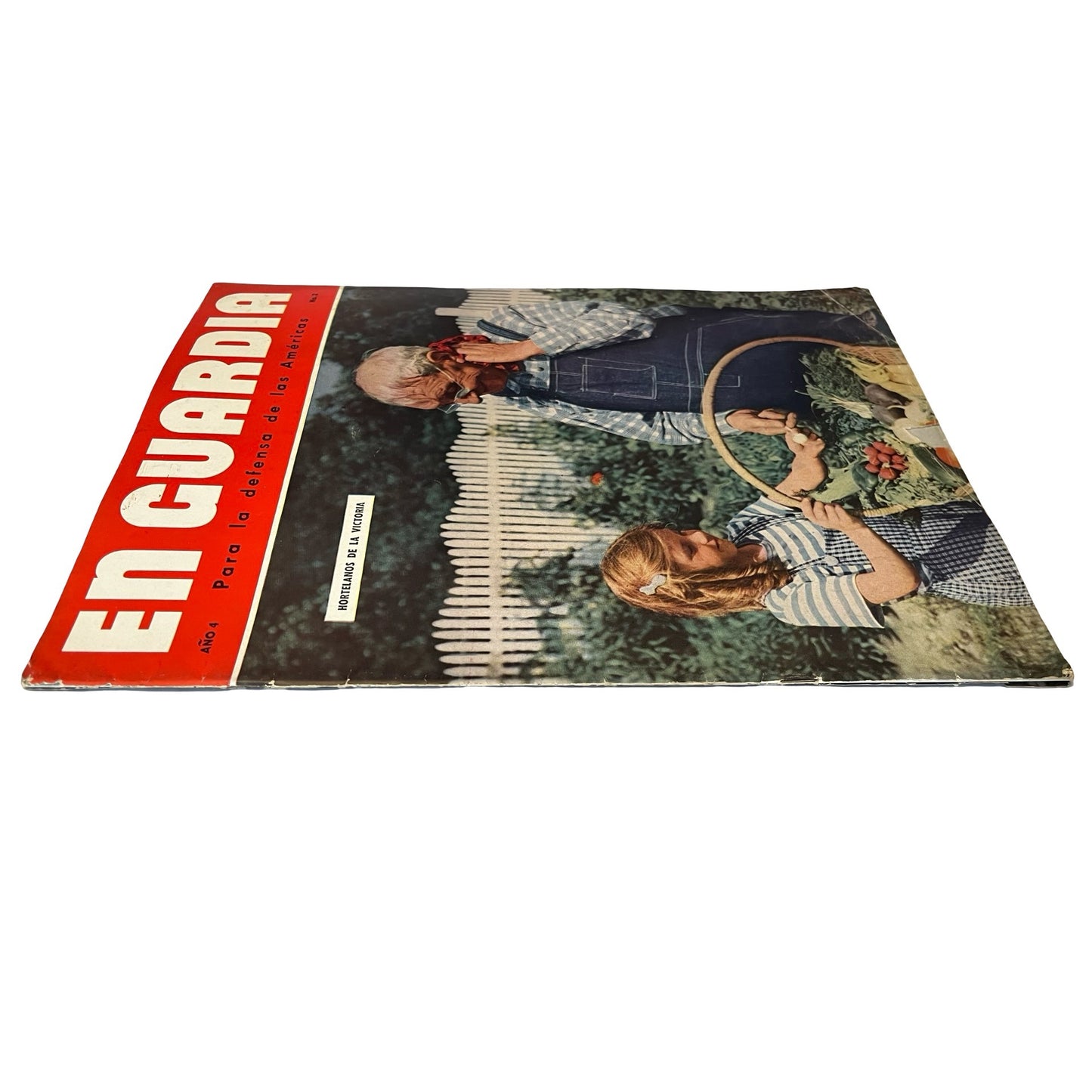 En Guardia Spanish Magazine WWII Era Propaganda Año 4 No 2 Vintage