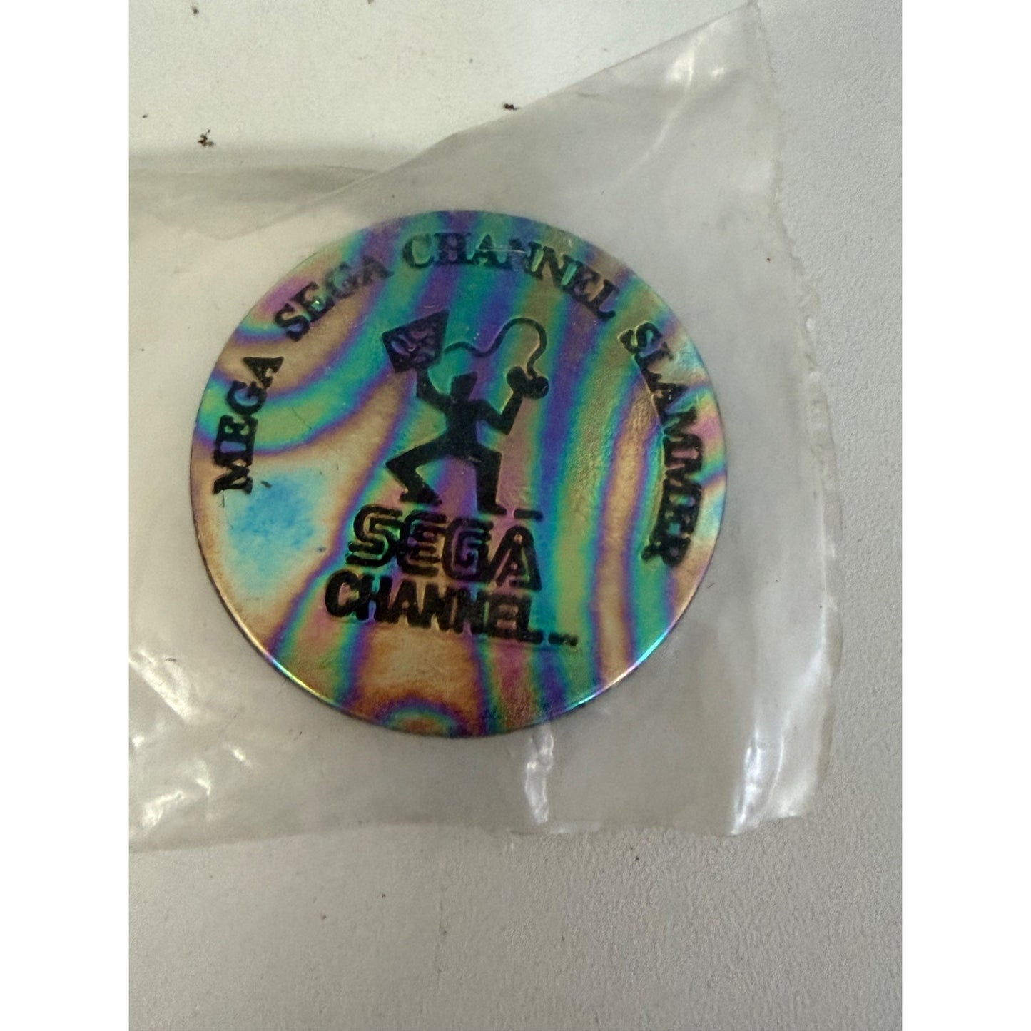 Vintage 1990s SEGA Channel Trading Caps Lot Mega Slammer POG Style Sealed Promo