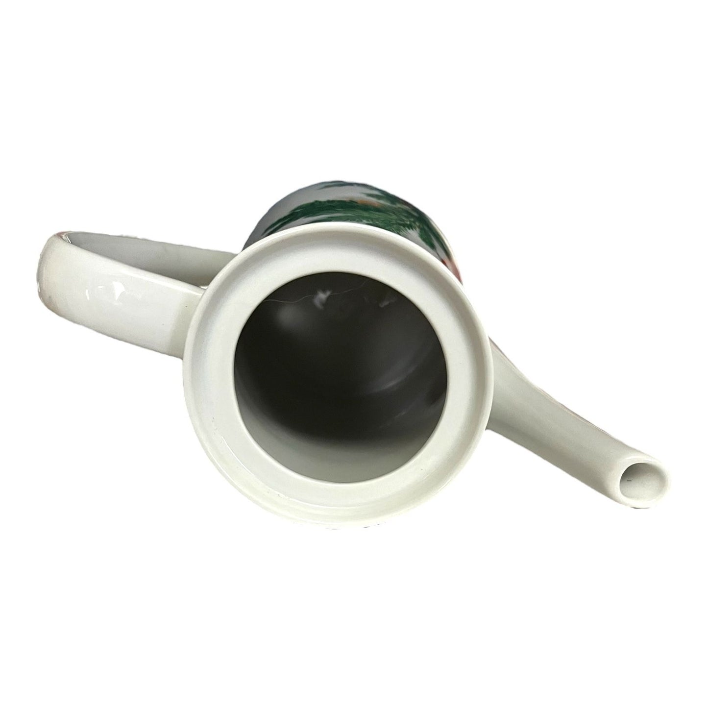 Seltmann Weiden Bavaria “Doris” Coffee Pot – Evergreen & Holly Pattern – West Germany Porcelain