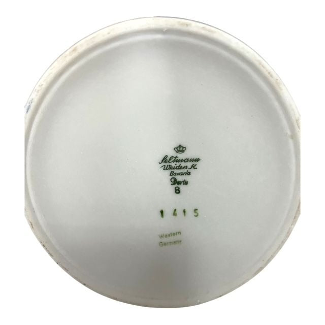 Seltmann Weiden Bavaria “Doris” Coffee Pot – Evergreen & Holly Pattern – West Germany Porcelain