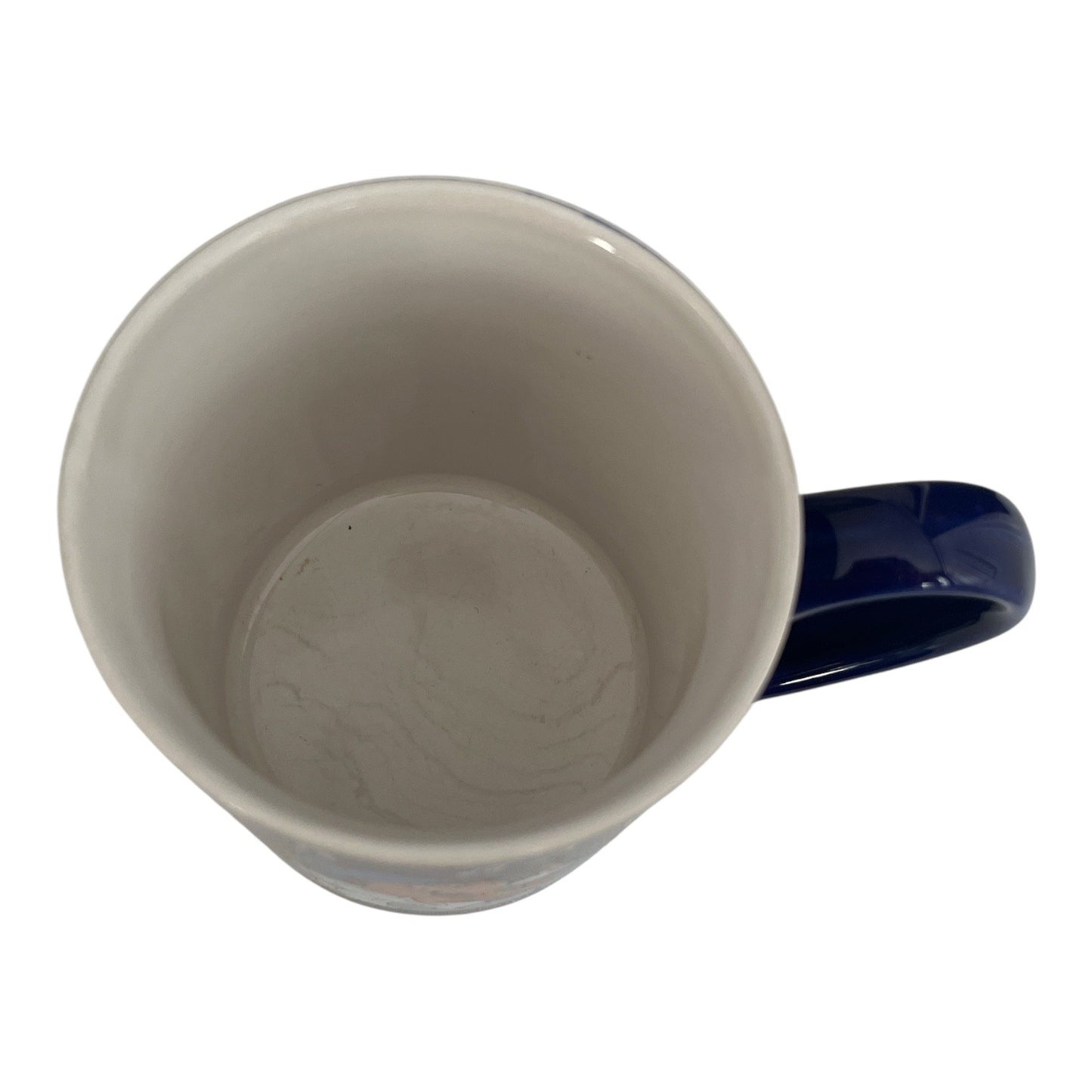 Vintage Tetley Tea Cadbury's Time Out Character Mug Blue Advertising Cup