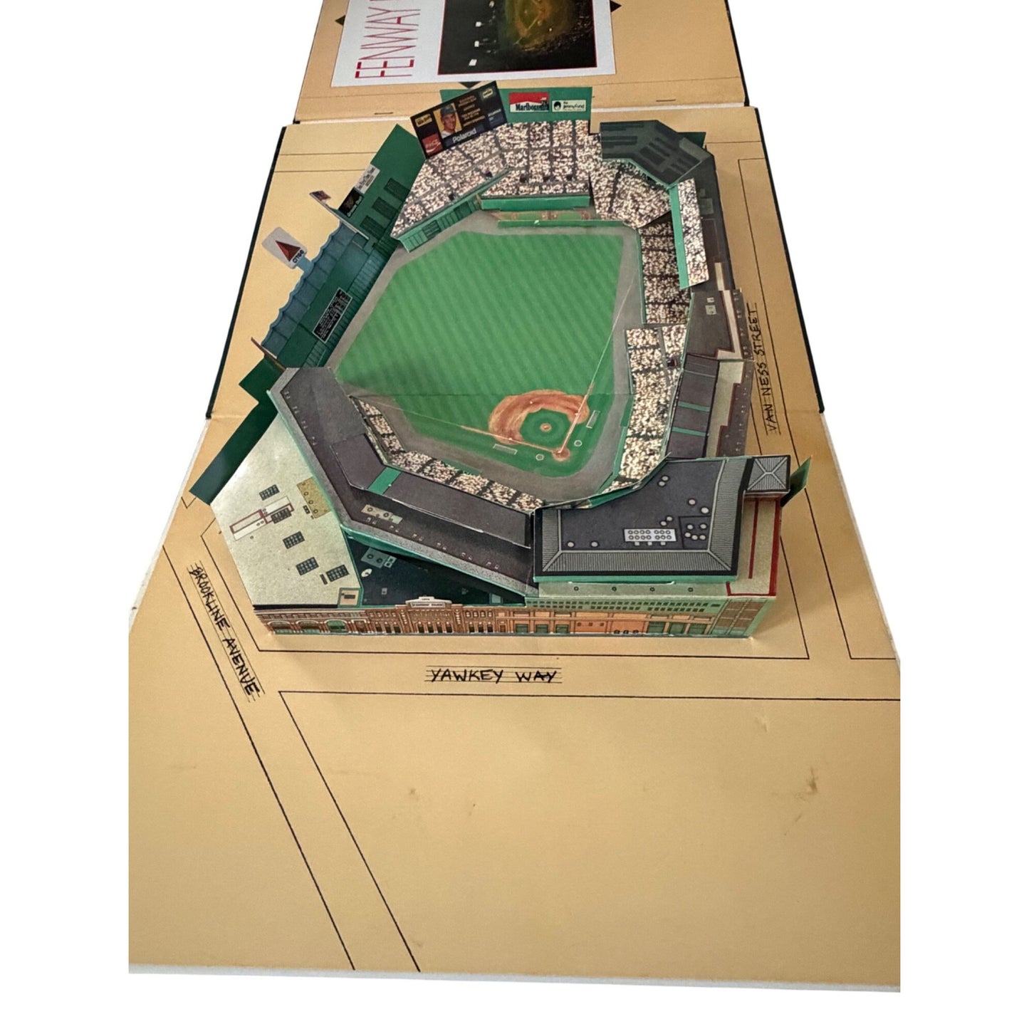 Fenway Park Stadium Pop-Up Book Vintage Boston Red Sox 3D Ballpark Book 1986
