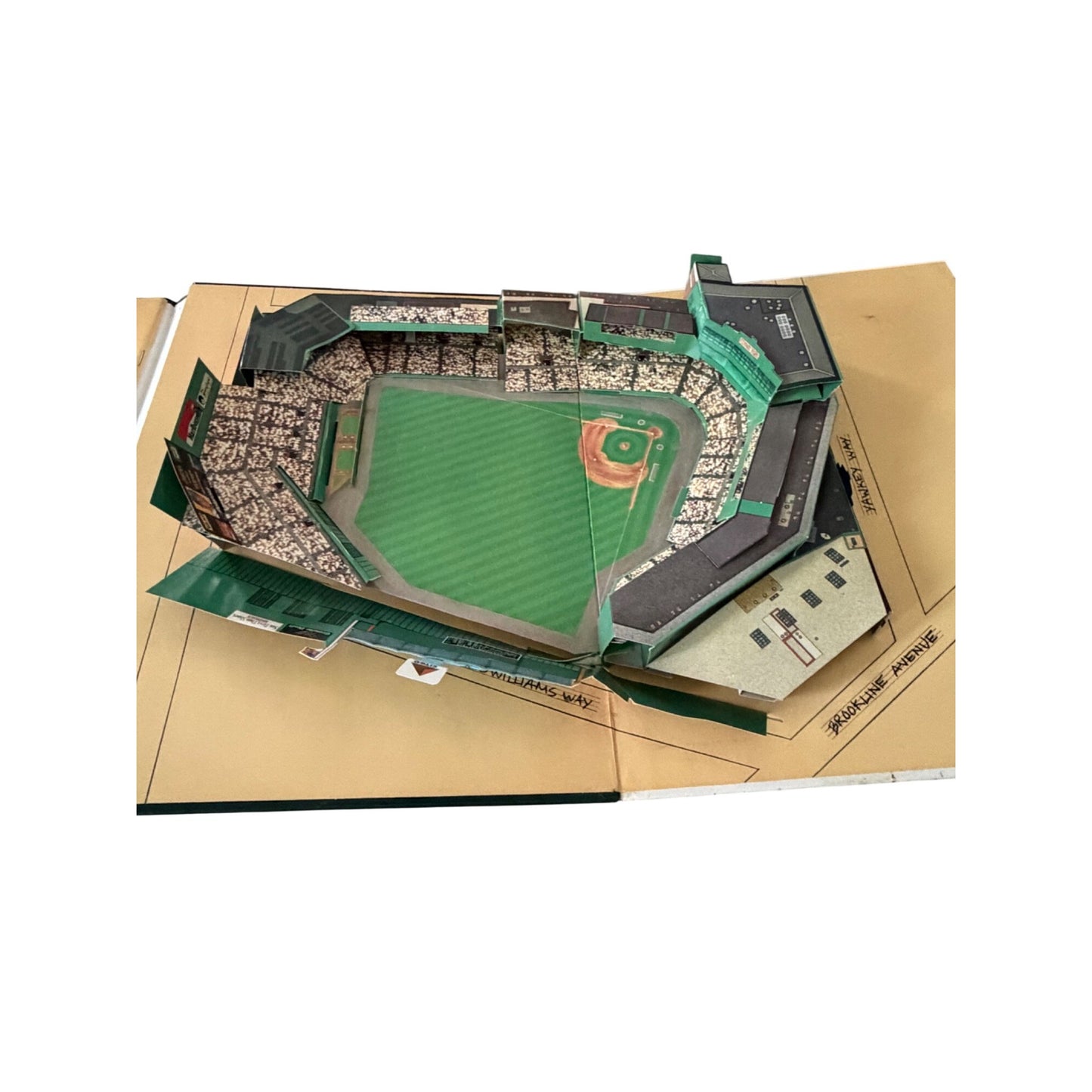 Fenway Park Stadium Pop-Up Book Vintage Boston Red Sox 3D Ballpark Book 1986