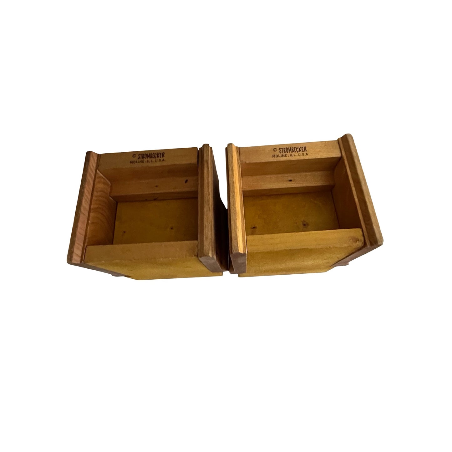 Vintage Strombecker Miniature Furniture Set Mid Century Chairs Coffee Table Wood MCM Large Scale 1950s