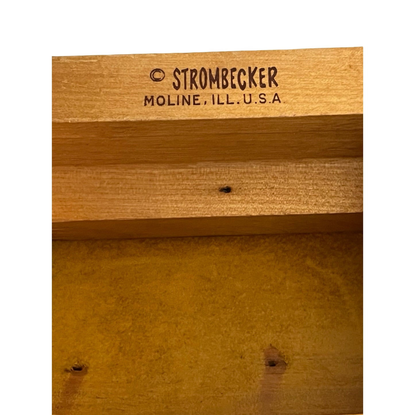 Vintage Strombecker Miniature Furniture Set Mid Century Chairs Coffee Table Wood MCM Large Scale 1950s
