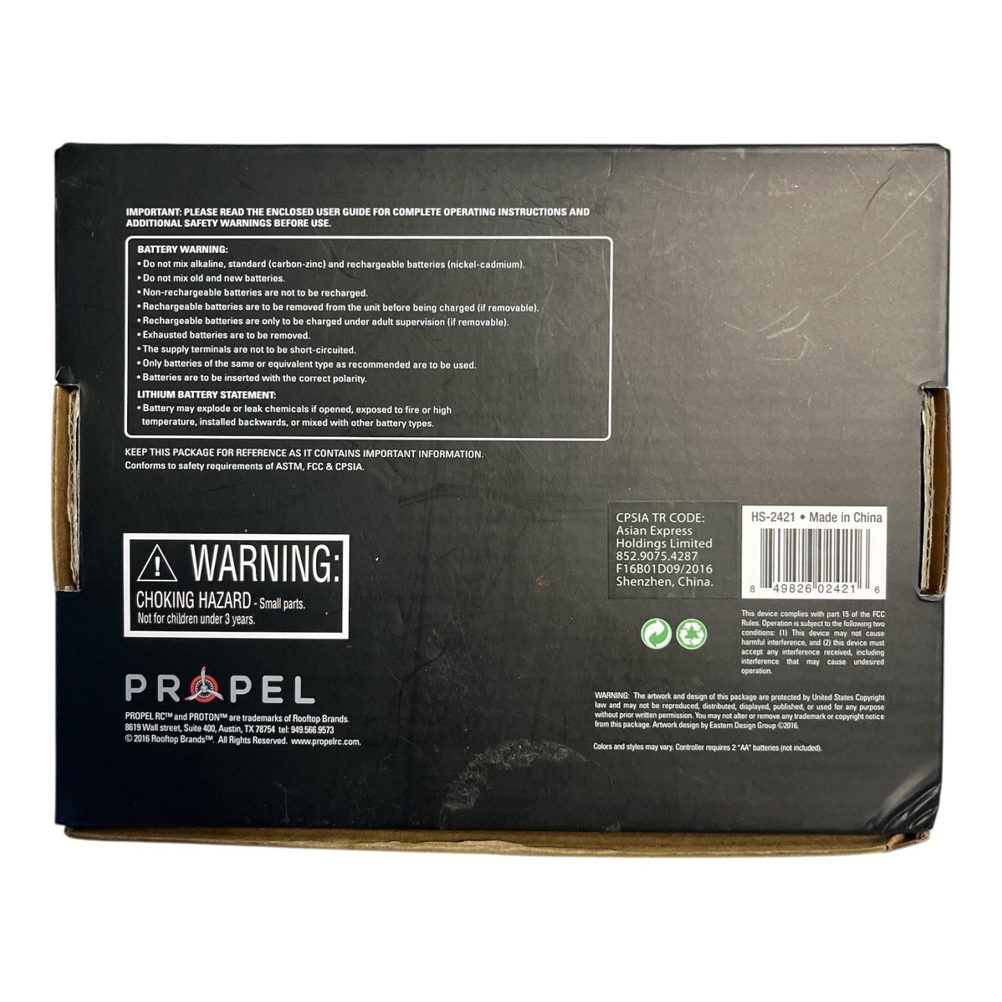 Propel Proton Micro Drone – Indoor/Outdoor Mini Quadcopter – Open Box, New