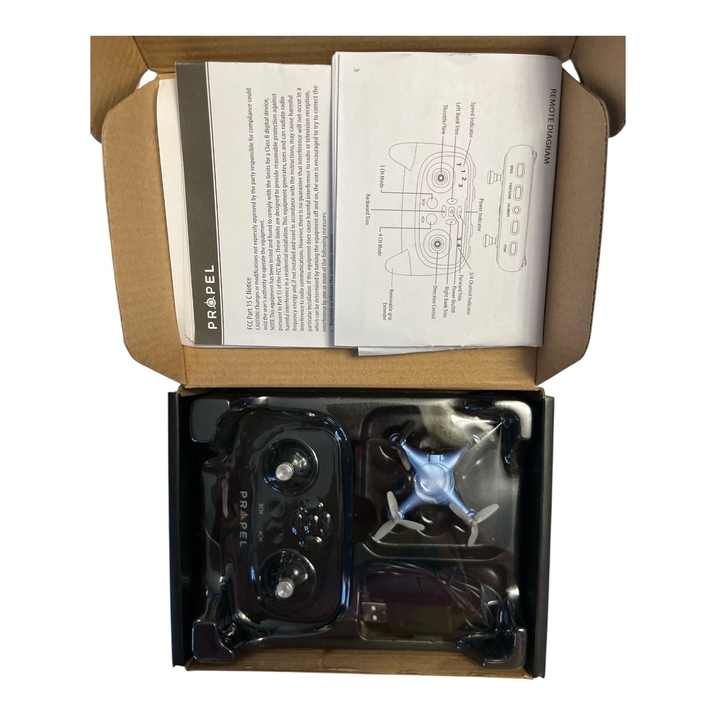 Propel Proton Micro Drone – Indoor/Outdoor Mini Quadcopter – Open Box, New