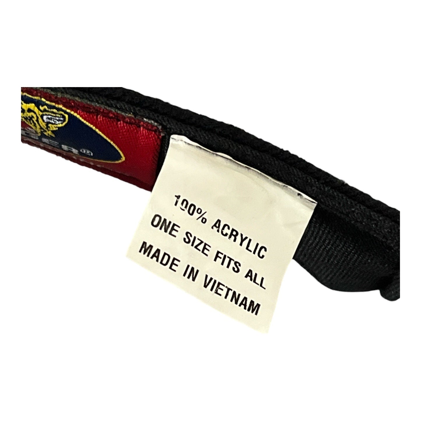 Y2K New York Yankees Flaming Baseball Visor Black Adjustable MLB