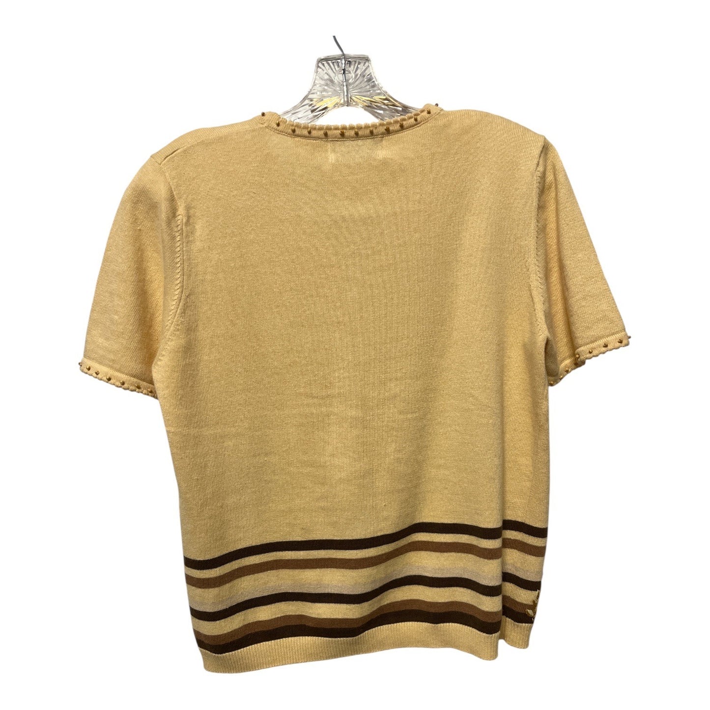 Alfred Dunner Petite Embroidered Tropical Cardigan & Pants Set Vintage PS