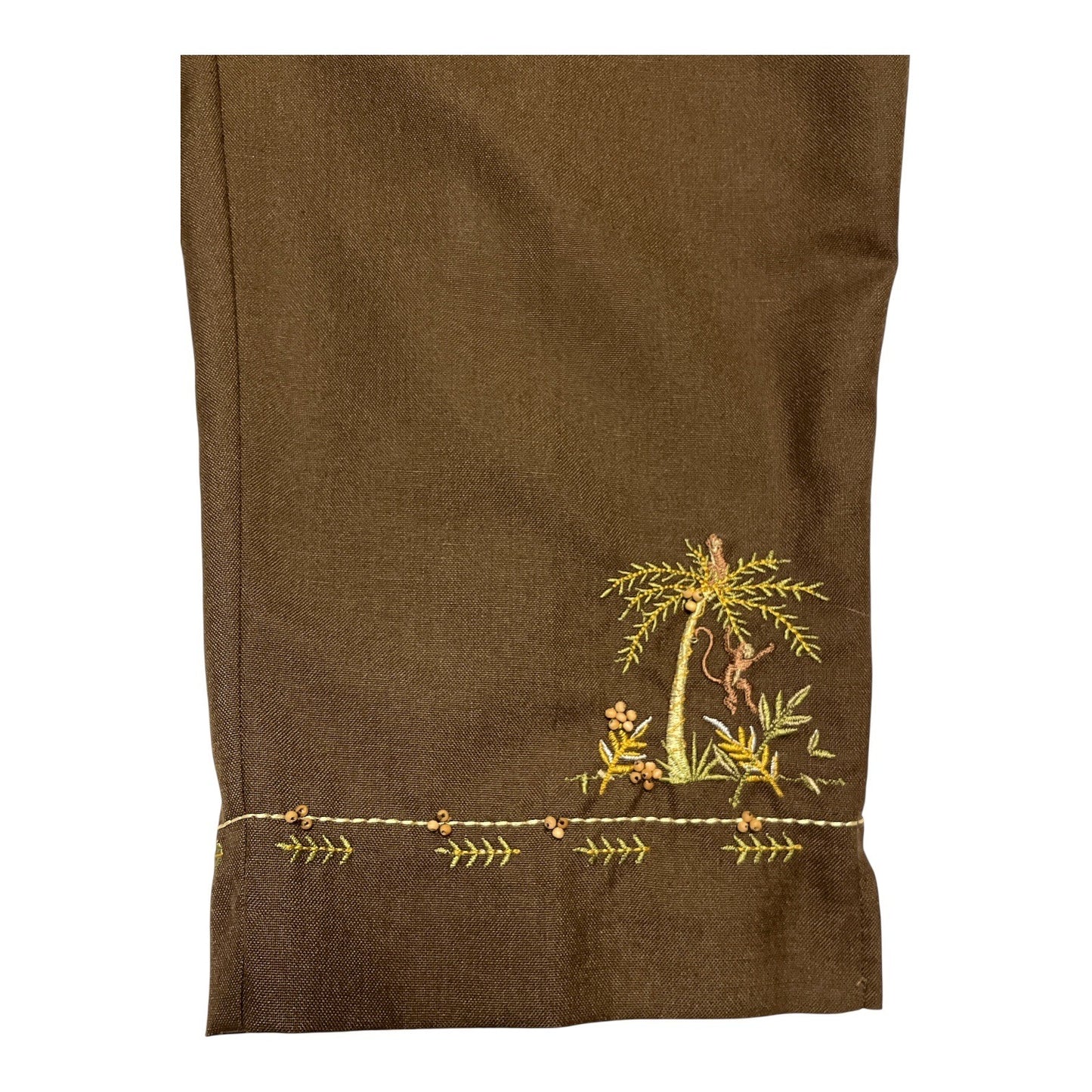 Alfred Dunner Petite Embroidered Tropical Cardigan & Pants Set Vintage PS