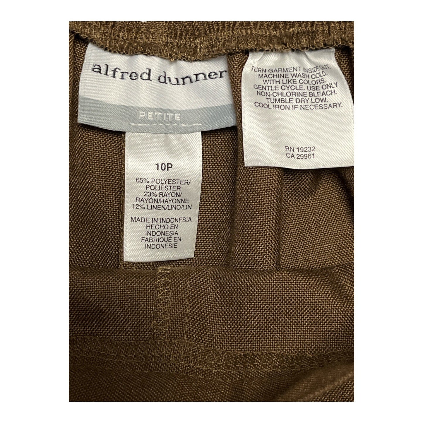 Alfred Dunner Petite Embroidered Tropical Cardigan & Pants Set Vintage PS