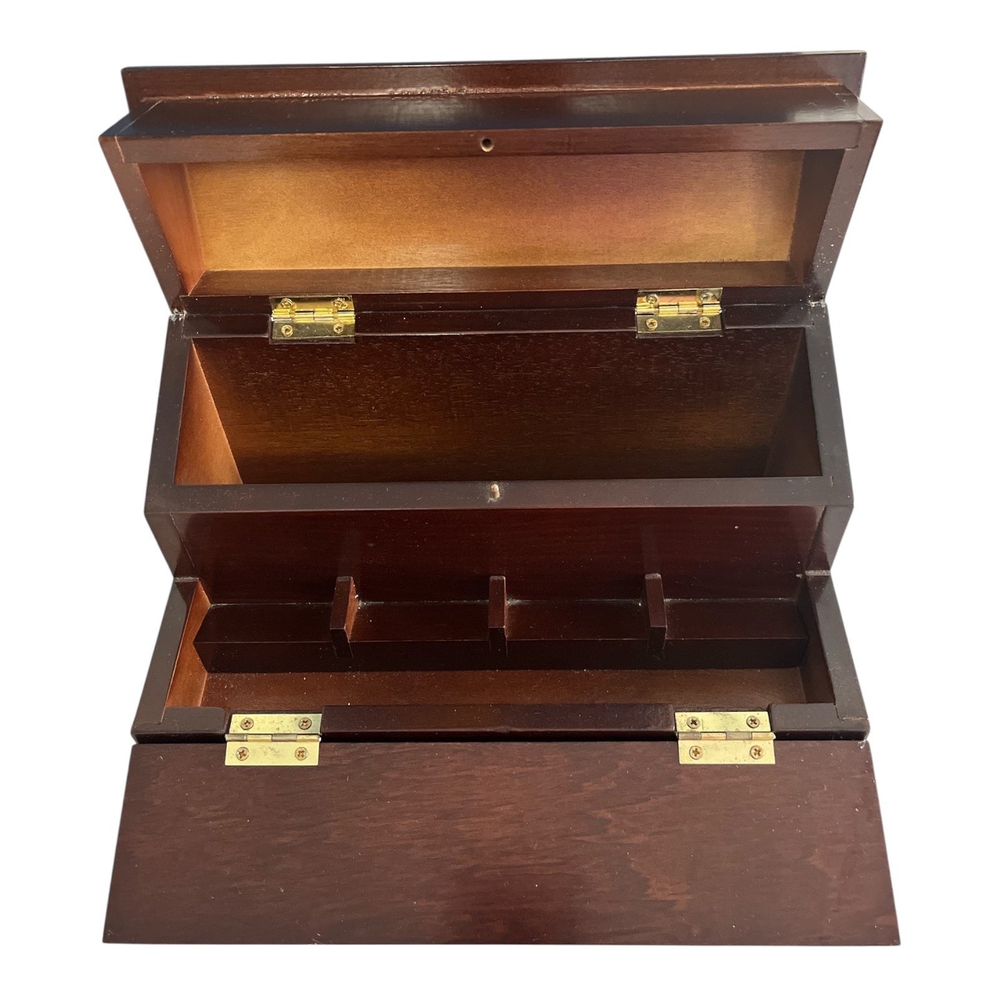 VTG Bombay Company Wooden Step Chest Organizer Box – Made in Taiwan