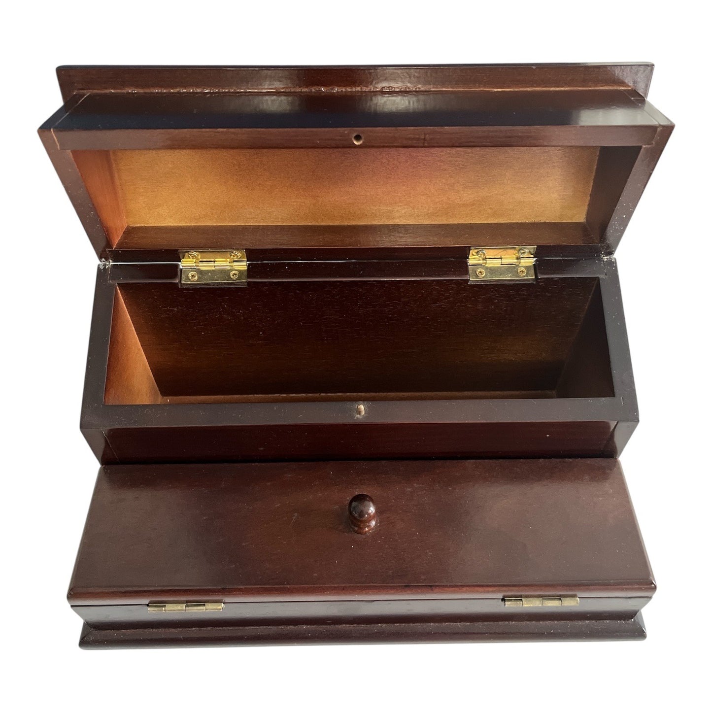 VTG Bombay Company Wooden Step Chest Organizer Box – Made in Taiwan