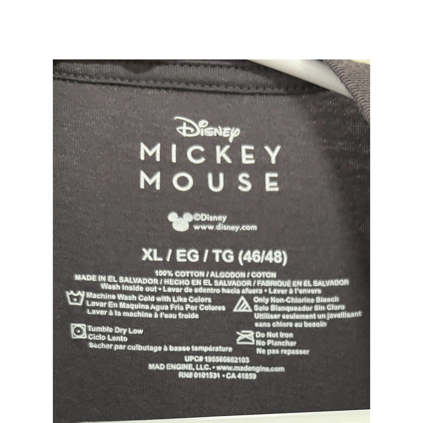 Disney Mickey Mouse “Always Classic” Long Sleeve Graphic Shirt XL