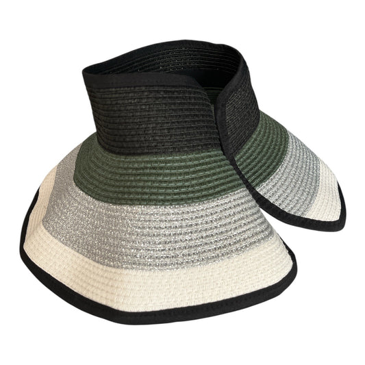 Caya Costa Wide Brim Roll Up Sun Visor Hat UV Protection Packable Summer Hat