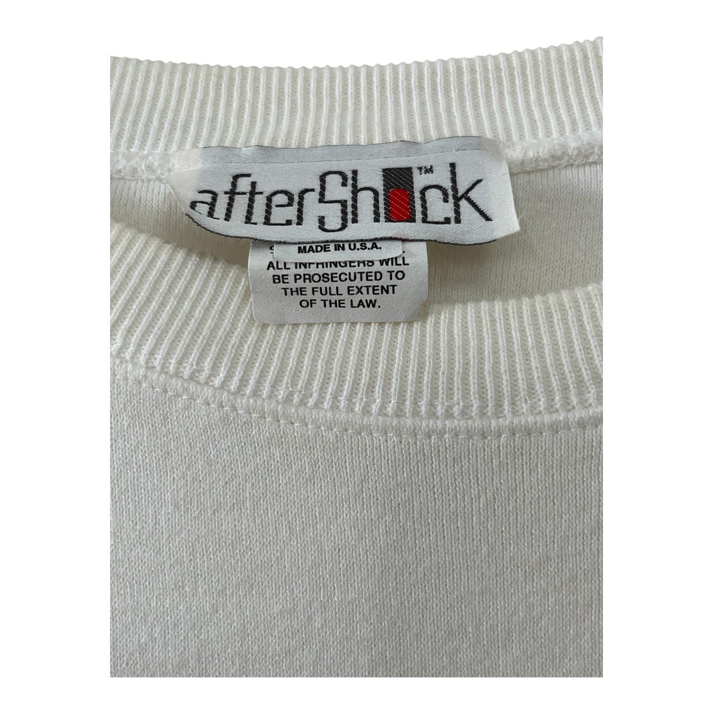 VTG AfterShock 1994 Embellished Sweatshirt Style Top – Jewel Studs & Embroidery