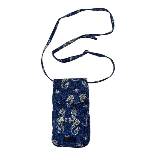 Vera Bradley Mini Crossbody Bag – Seahorse Print Quilted Cotton
