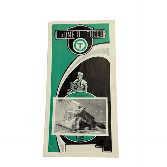 Vintage 1939 Trumbull Cheer Magazine General Electric Industrial Electrical Advertising