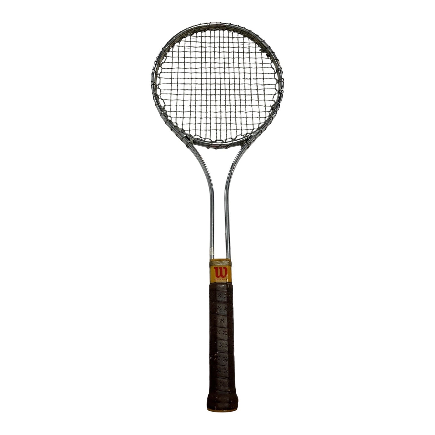 Vintage Wilson T2000 Tennis Racket with Cover – Made in USA – Steel Frame – 1970s