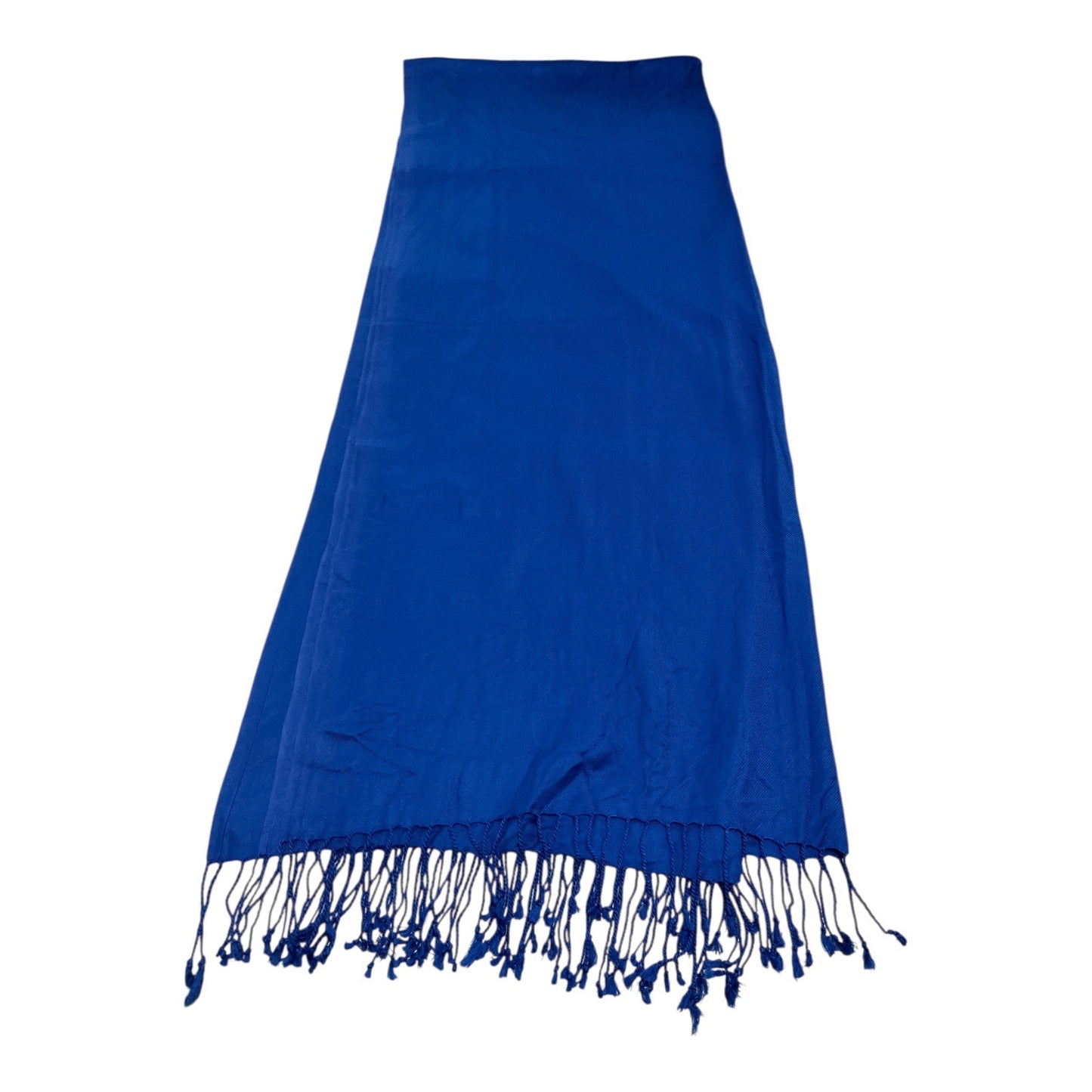 Bijoux Terner Royal Blue Viscose Fringe Scarf Shawl Wrap NWT
